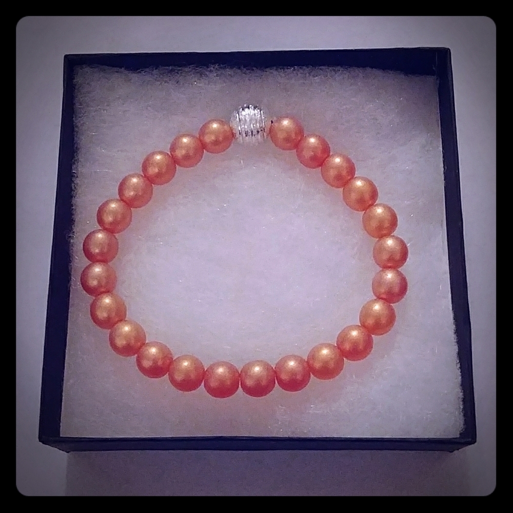 🔥CLEARANCE! Sunset Suede Pearl Bracelet